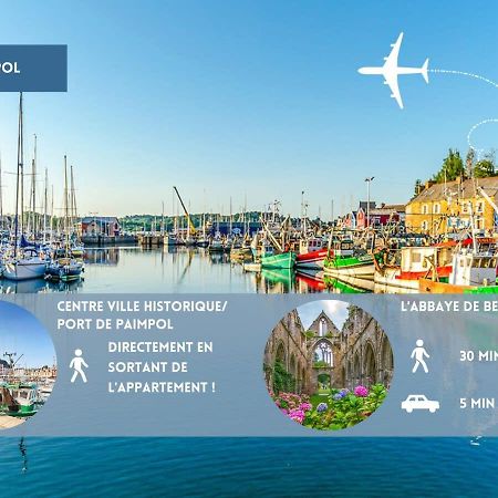 Magnifique T2 Coeur De Ville Port A Pieds Paimpol Exterior foto